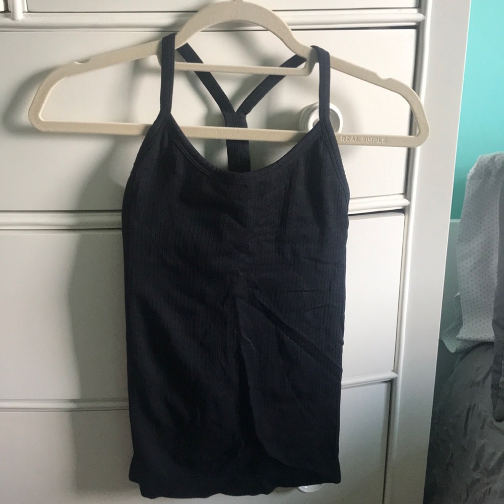 CRZ yoga black tank